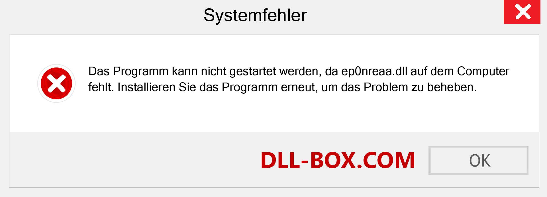 ep0nreaa.dll-Datei fehlt?. Download für Windows 7, 8, 10 - Fix ep0nreaa dll Missing Error unter Windows, Fotos, Bildern